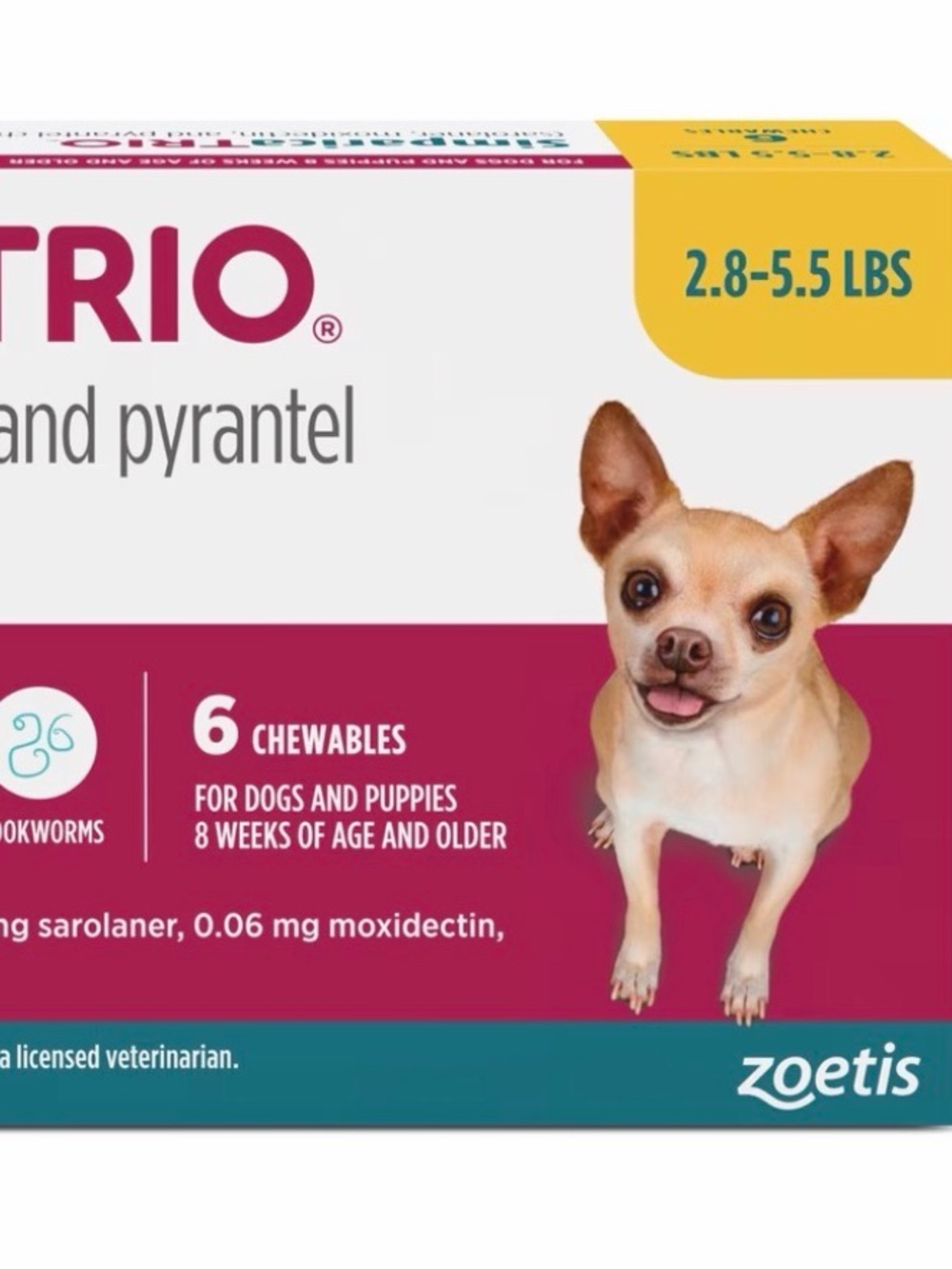Flea & tick 2.8-5.5lbs
